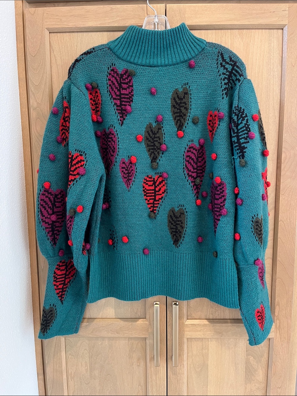 Farm Rio Monstera Hearts Sweater - Picture 4 of 5